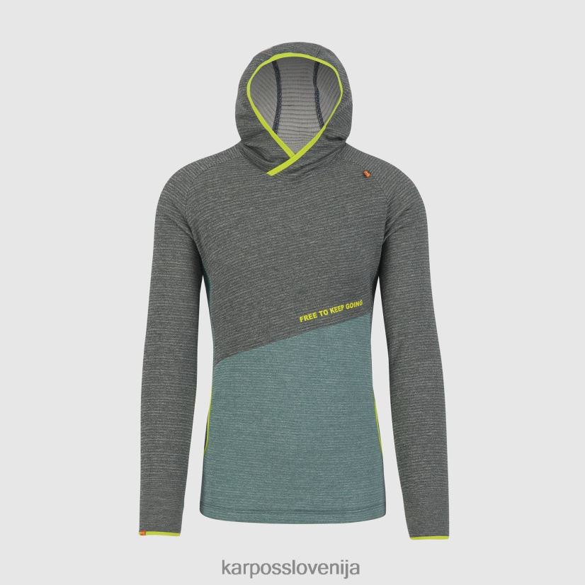 flis| gozd/severni atlantik P4ZDFZ232 Karpos camoscio pulover s kapuco moški