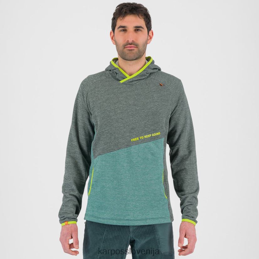 flis| gozd/severni atlantik P4ZDFZ232 Karpos camoscio pulover s kapuco moški