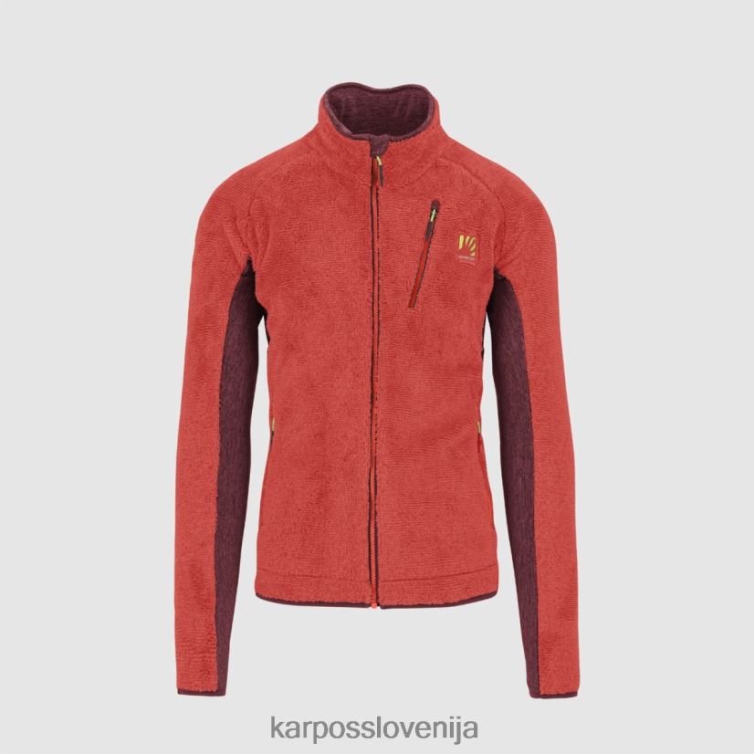 flis| grenadine/kolesarska rdeča P4ZDFZ193 Karpos vertice flis moški