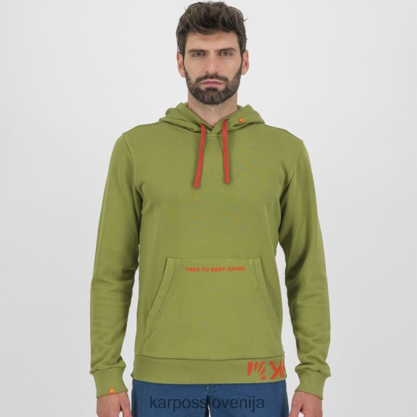 flis| guacamole P4ZDFZ244 Karpos picchio pulover s kapuco moški
