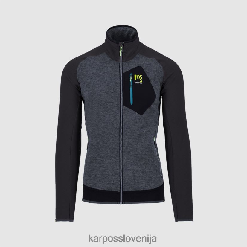 flis| indijsko črnilo/črna P4ZDFZ215 Karpos odle flis moški