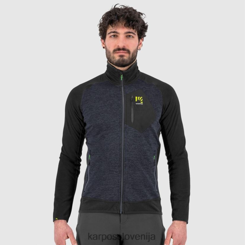 flis| indijsko črnilo/črna P4ZDFZ215 Karpos odle flis moški