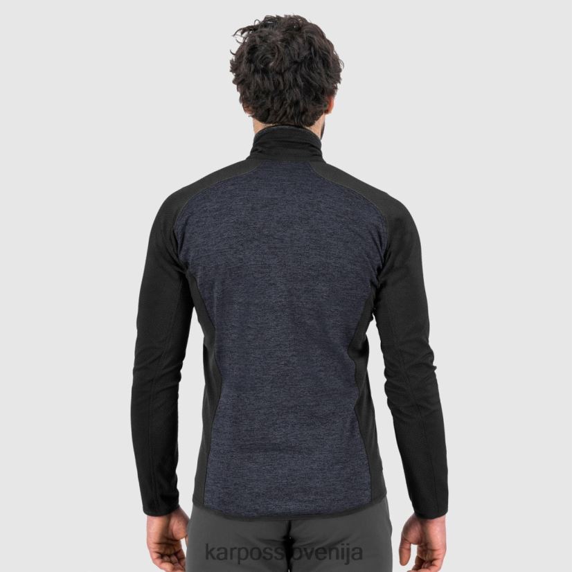 flis| indijsko črnilo/črna P4ZDFZ215 Karpos odle flis moški