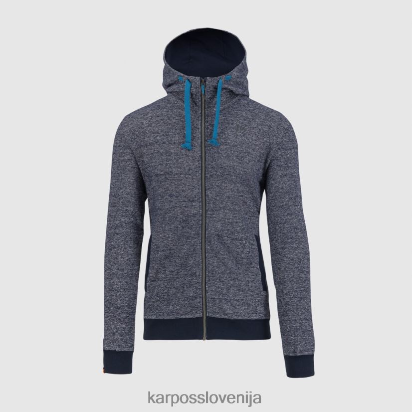 flis| nebeški kapitan melange P4ZDFZ176 Karpos pulover s kapuco iz totoga konoplje moški