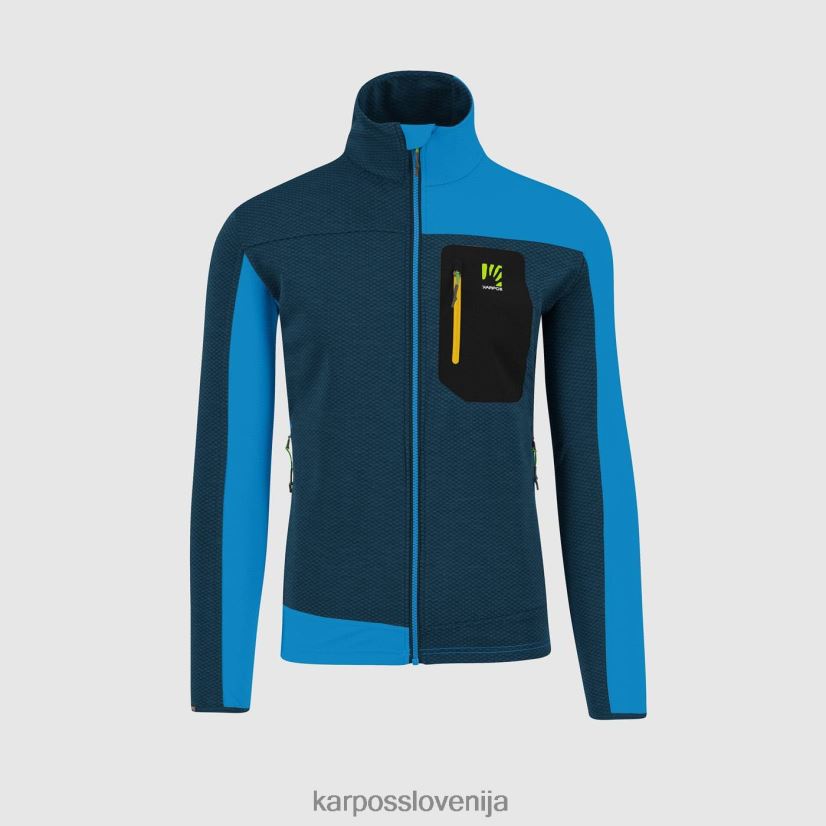 flis| polnočna/diva modra P4ZDFZ189 Karpos cherz flis moški