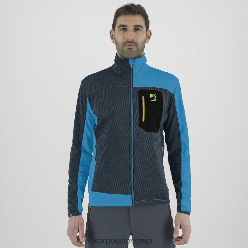 flis| polnočna/diva modra P4ZDFZ189 Karpos cherz flis moški