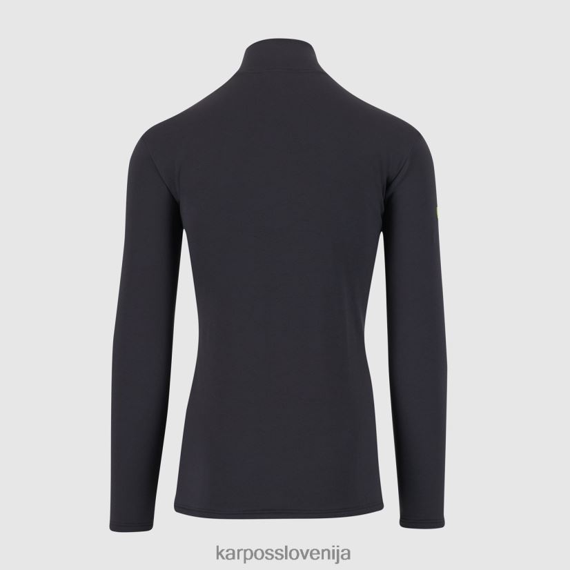 flis| Črna P4ZDFZ269 Karpos polovična zadrga iz ledenega flisa moški