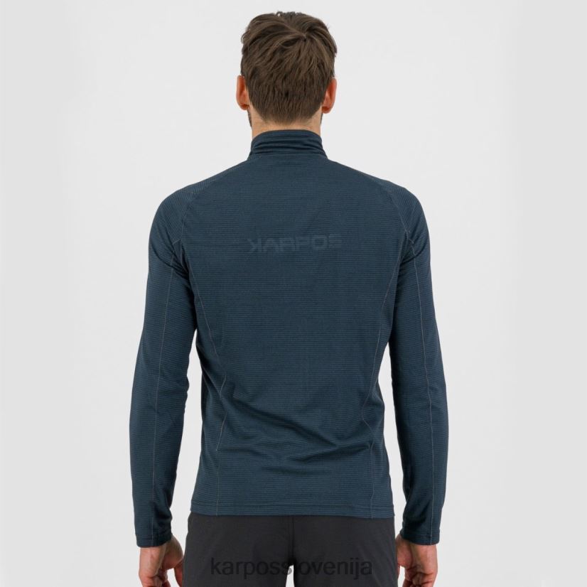 flis| črna/jasmin zelena P4ZDFZ247 Karpos pomedes majica ls moški