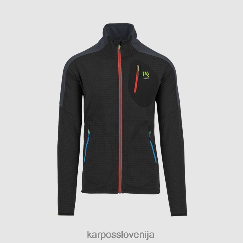 flis| črno/indijsko črnilo P4ZDFZ221 Karpos puez flis moški