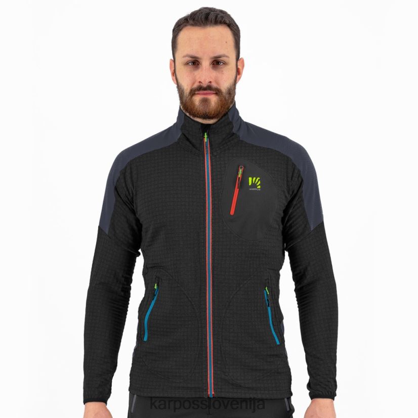 flis| črno/indijsko črnilo P4ZDFZ221 Karpos puez flis moški