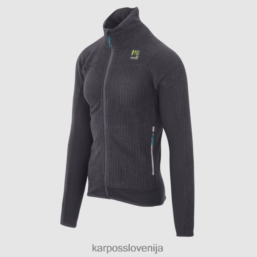 flis| temno siva P4ZDFZ257 Karpos rocchetta flis moški