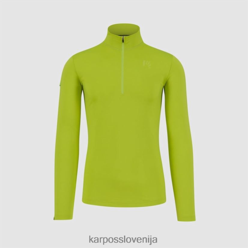 flis| zelena P4ZDFZ251 Karpos močan flis s pol zadrgo moški