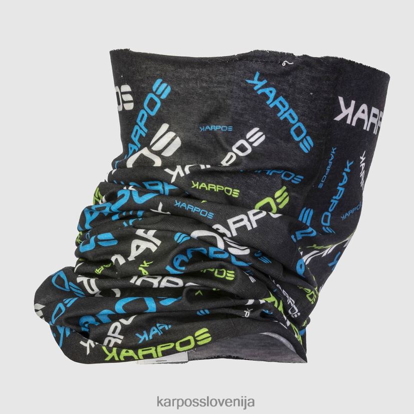 grelec za vrat| črna/indigo/zelena fluo P4ZDFZ853 Karpos neckwarmer light moški