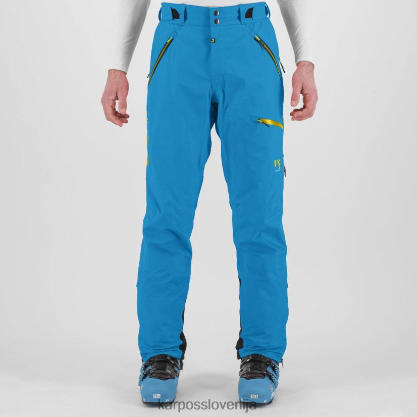 hlače| diva modra P4ZDFZ444 Karpos midi školjkaste hlače moški