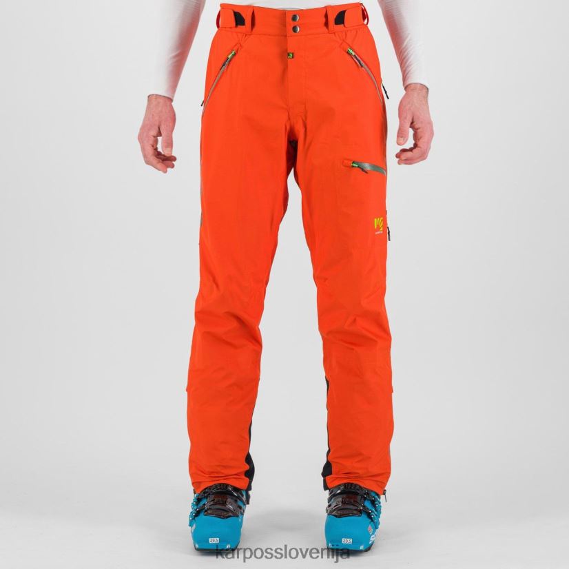 hlače| pikantna pomaranča P4ZDFZ443 Karpos midi školjkaste hlače moški