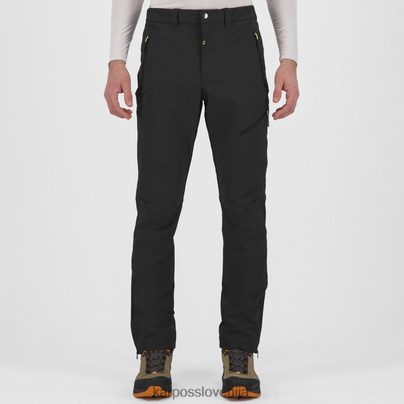 hlače| Črna P4ZDFZ507 Karpos scarnia hlače moški