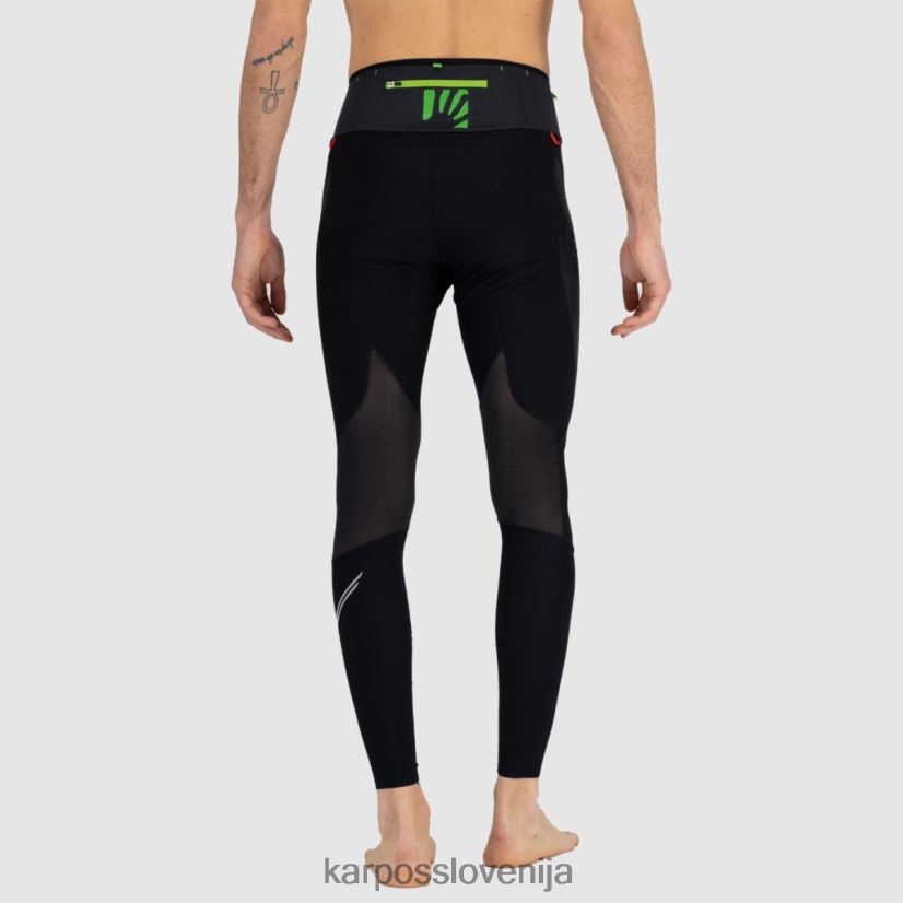 hlače| Črna P4ZDFZ585 Karpos hlačne nogavice lavaredo tech moški