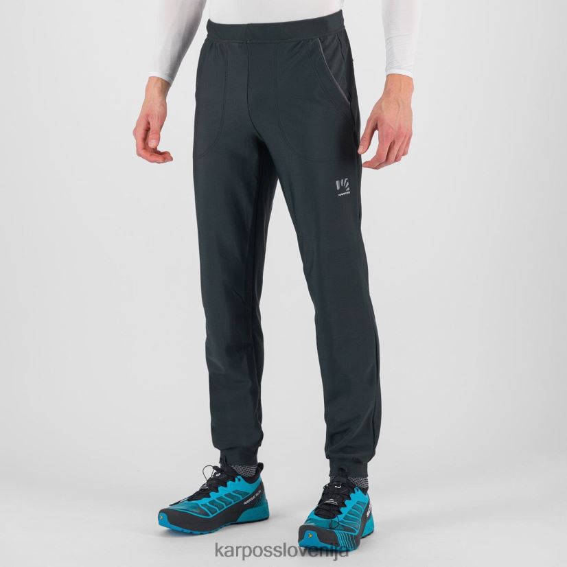 hlače| Črna P4ZDFZ598 Karpos udobne zimske hlače moški