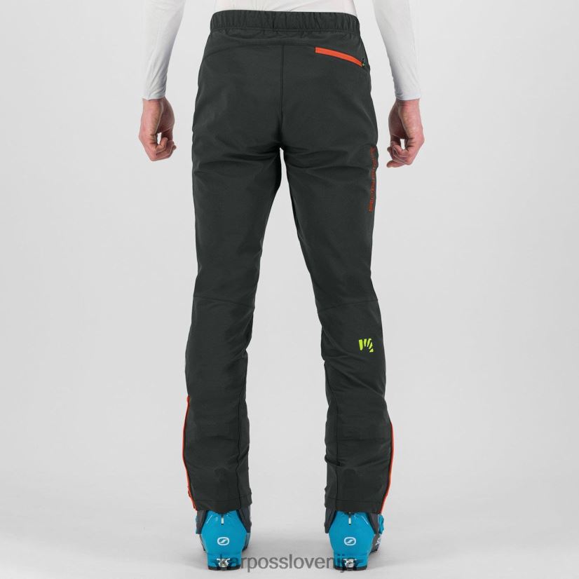hlače| črna/pikantno oranžna P4ZDFZ514 Karpos cevedale evo hlače moški