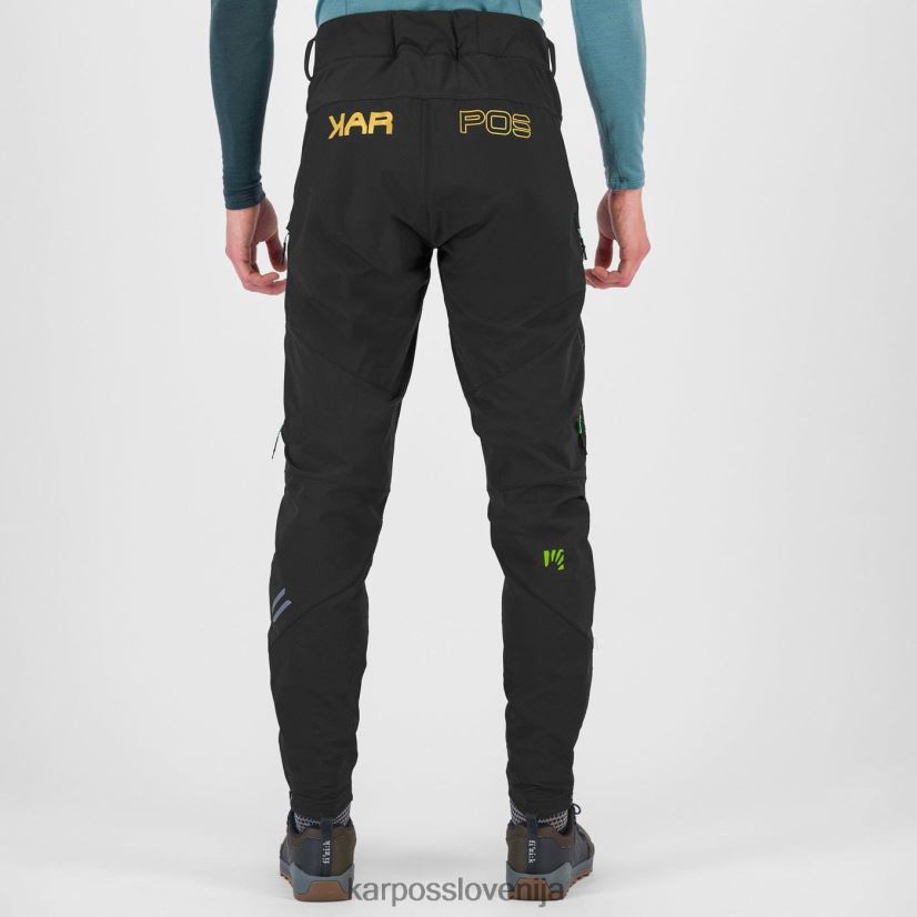 hlače| črna/žveplova P4ZDFZ484 Karpos zimske hlače val viola moški