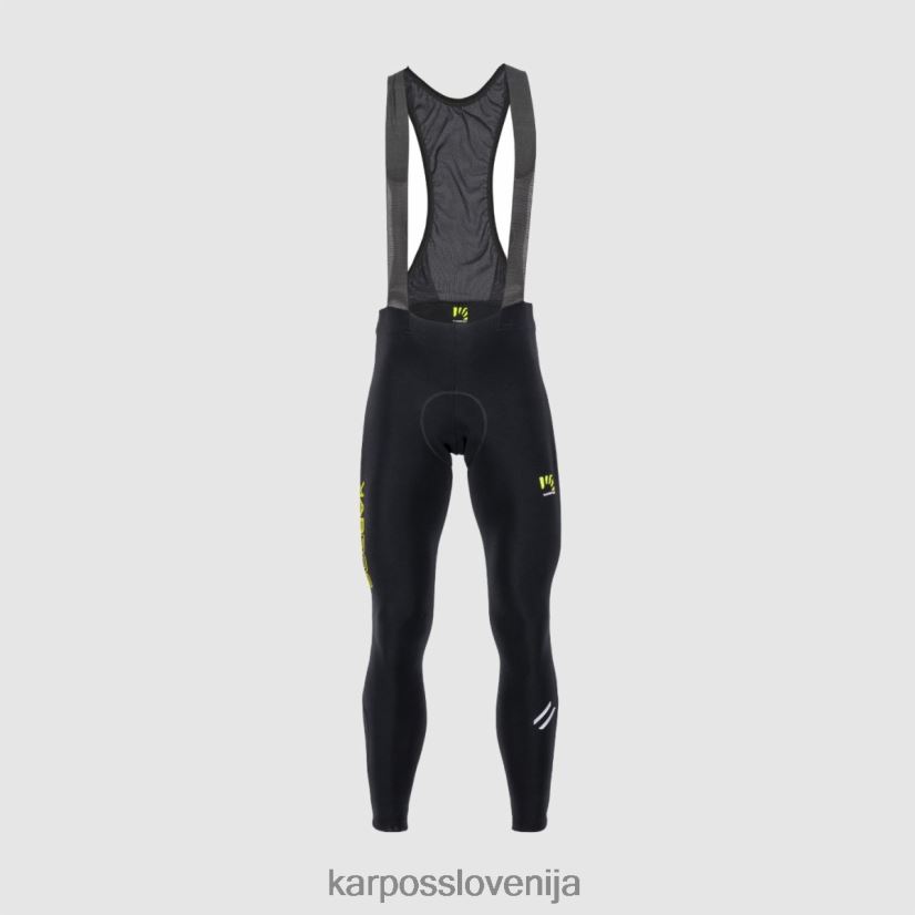 hlače| črna/žveplova s. P4ZDFZ569 Karpos verve winter bibtight moški