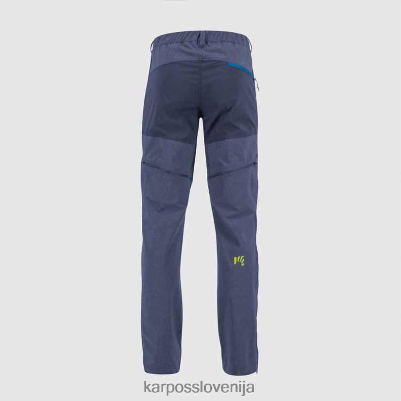hlače| vesolje/indigo b. P4ZDFZ522 Karpos hlače na zadrgo santa croce moški