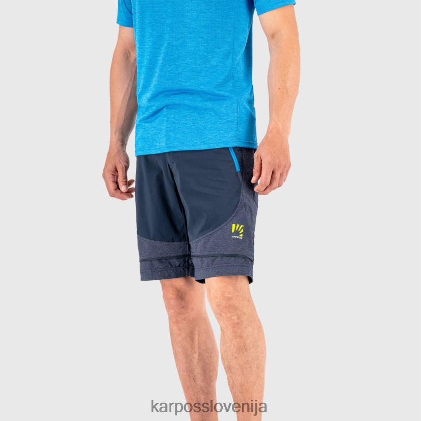 hlače| vesolje/indigo b. P4ZDFZ522 Karpos hlače na zadrgo santa croce moški