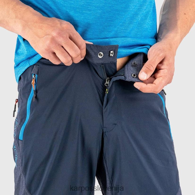 hlače| vesolje/indigo b. P4ZDFZ522 Karpos hlače na zadrgo santa croce moški