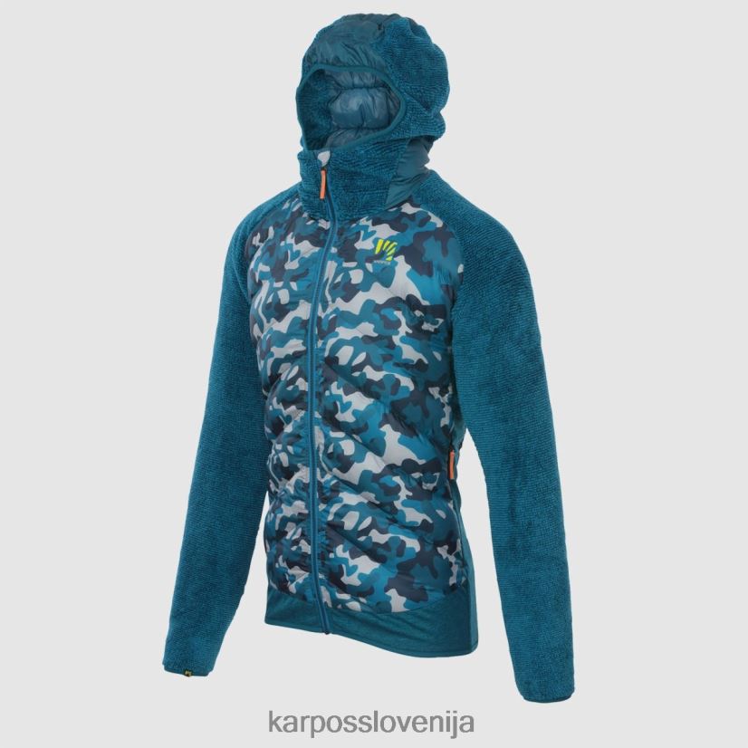jakna| camo maroško modra P4ZDFZ102 Karpos elegantna marmarol jakna moški