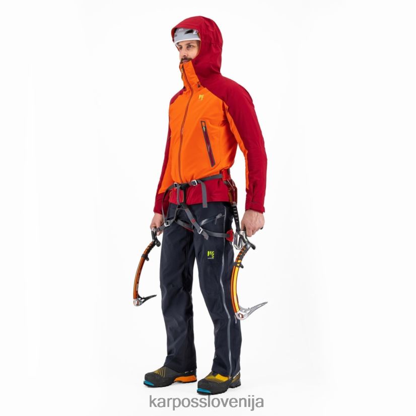 jakna| grenadine/kolesarska rdeča P4ZDFZ24 Karpos storm evo jakna moški