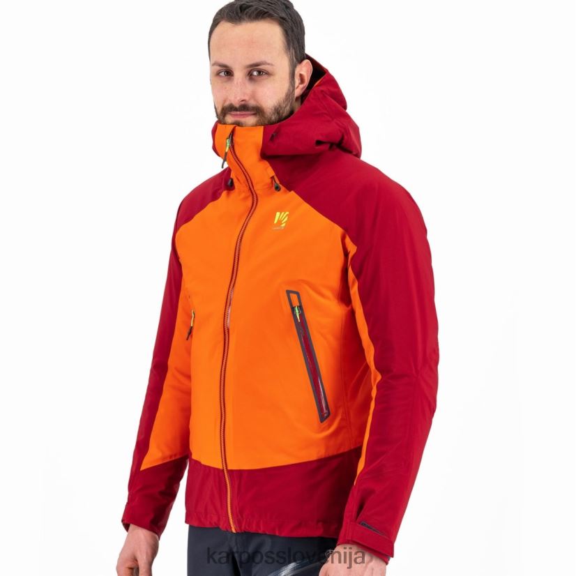 jakna| grenadine/kolesarska rdeča P4ZDFZ24 Karpos storm evo jakna moški
