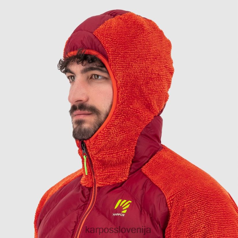 jakna| kolesarska rdeča/grenadina P4ZDFZ115 Karpos marmarol jakna moški