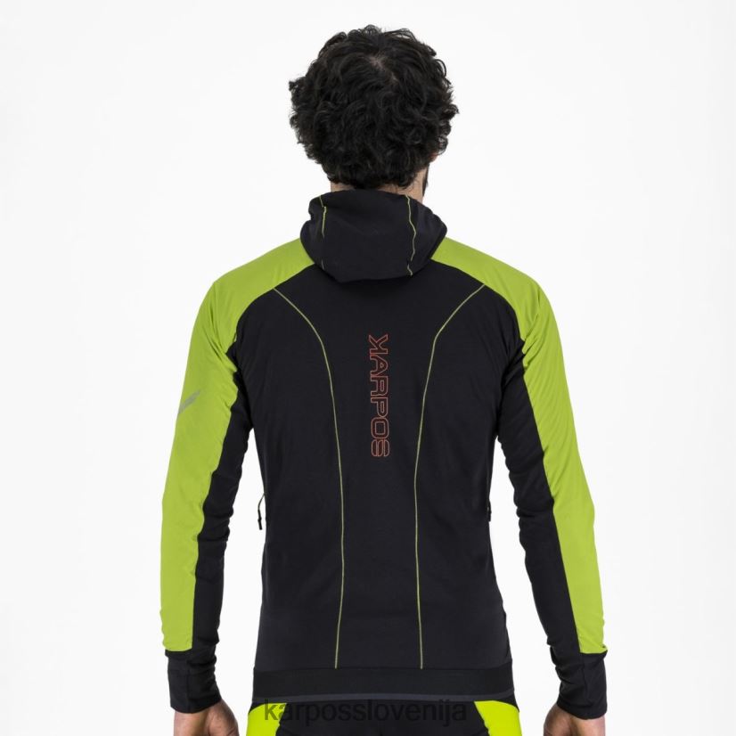 jakna| limeta zelena/črna P4ZDFZ144 Karpos zimska jakna lavaredo moški