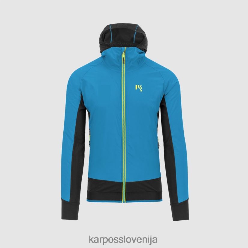 jakna| modri dragulj/črna P4ZDFZ145 Karpos zimska jakna lavaredo moški