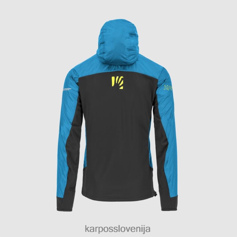 jakna| modri dragulj/črna P4ZDFZ79 Karpos federa jakna moški