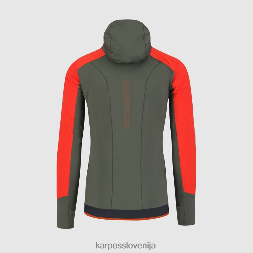 jakna| pikantna pomaranča/timijan P4ZDFZ146 Karpos zimska jakna lavaredo moški