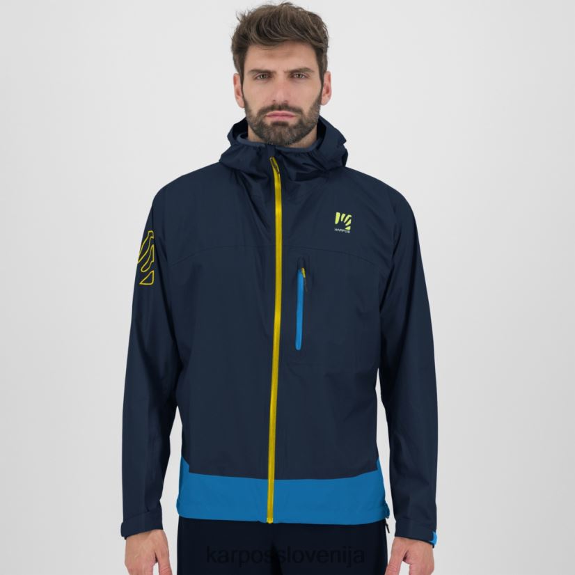 jakna| plamen/tangerina tango/črna P4ZDFZ99 Karpos veliko dežne jakne moški