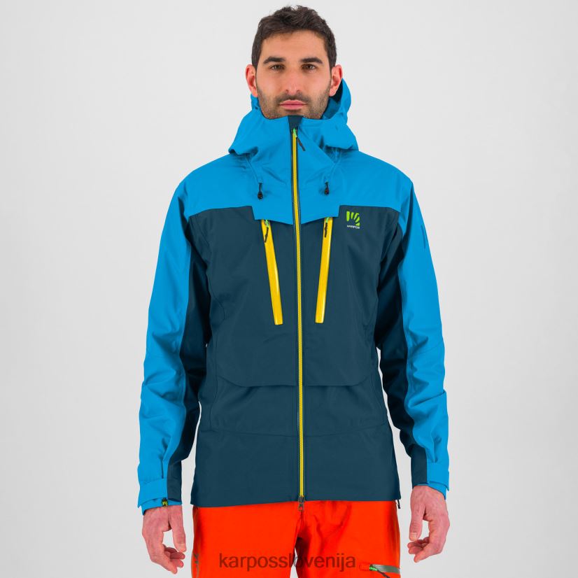 jakna| polnočna/diva modra P4ZDFZ7 Karpos midi školjkasta jakna moški