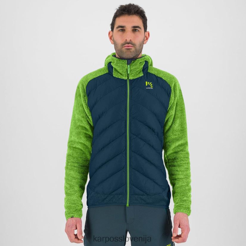 jakna| polnoč/zeleni utrip P4ZDFZ121 Karpos marmarol jakna moški