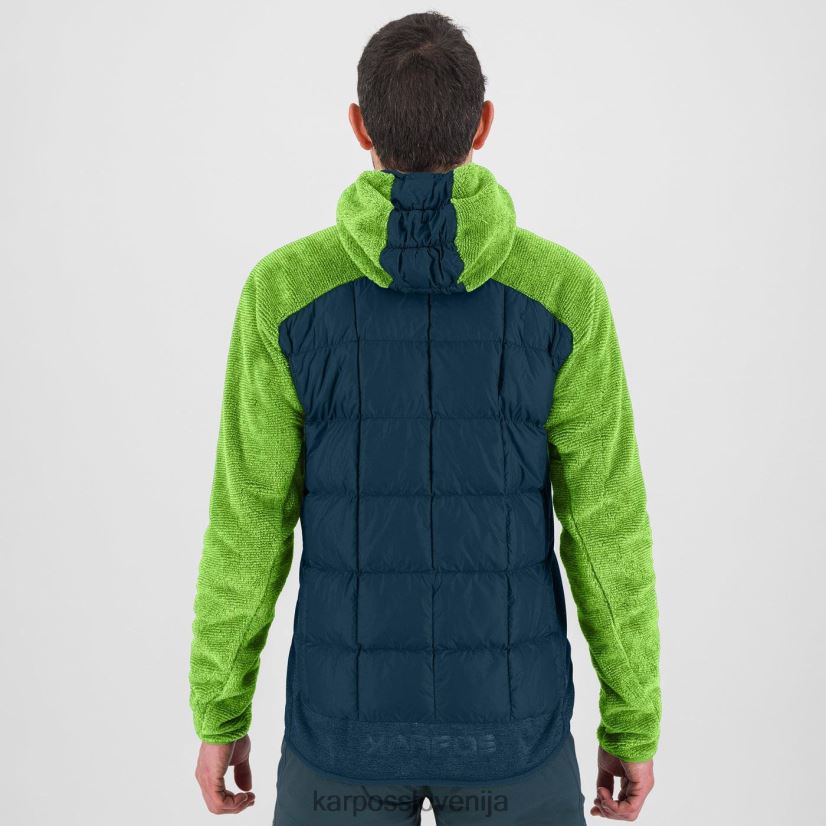 jakna| polnoč/zeleni utrip P4ZDFZ121 Karpos marmarol jakna moški