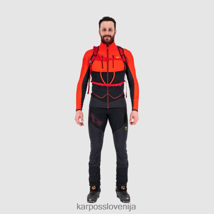 jakna| črna/grenadina P4ZDFZ132 Karpos alagna lite jakna moški