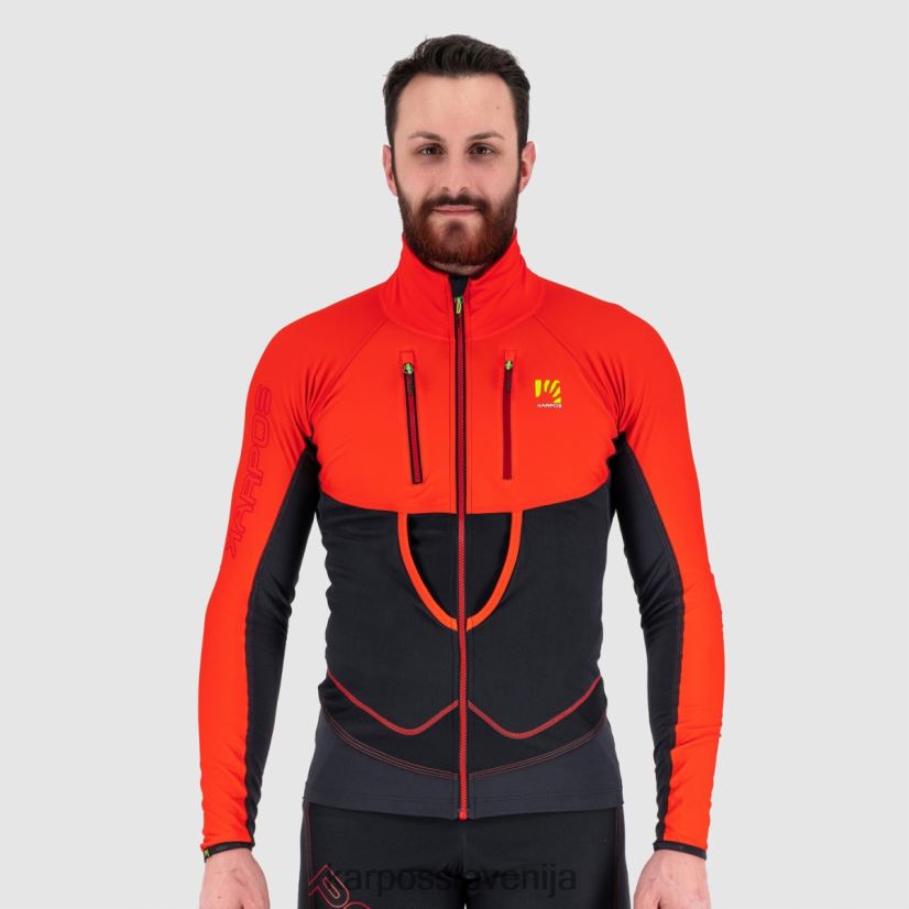 jakna| črna/grenadina P4ZDFZ132 Karpos alagna lite jakna moški