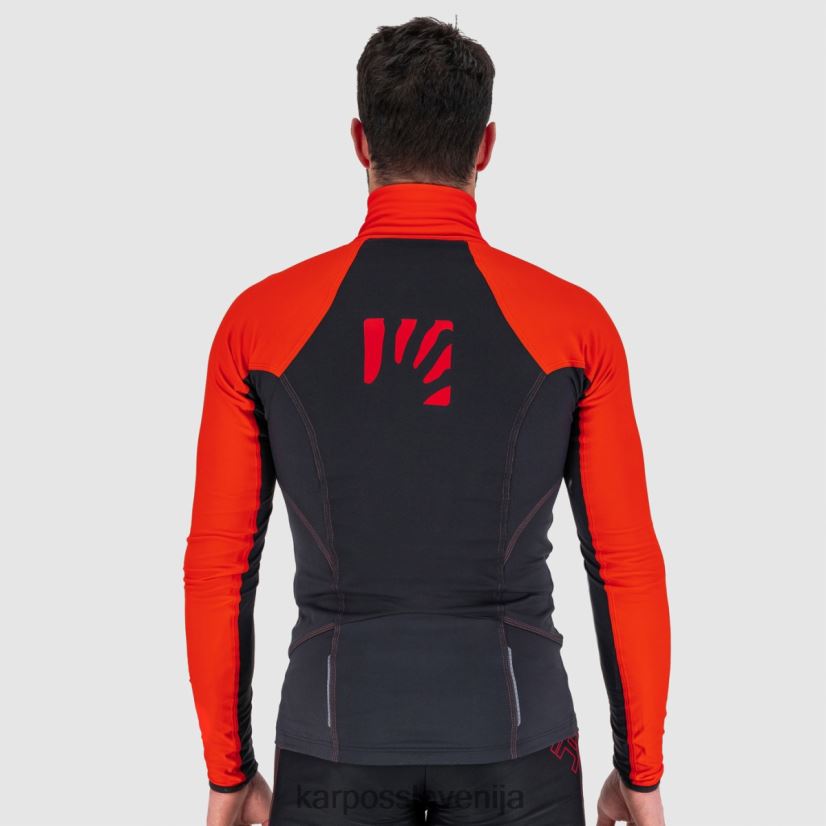 jakna| črna/grenadina P4ZDFZ132 Karpos alagna lite jakna moški