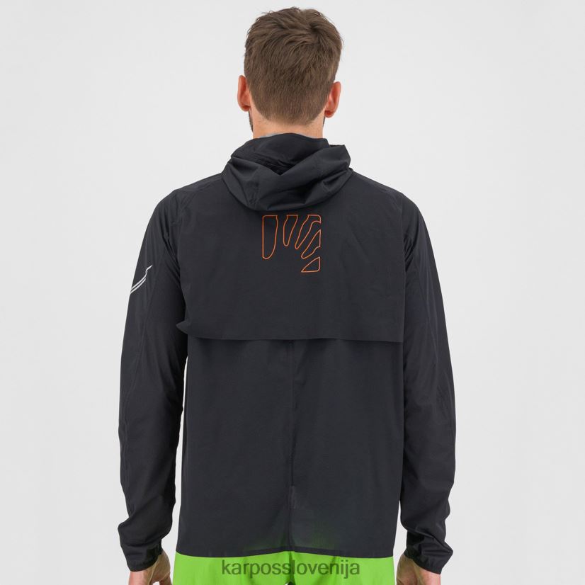 jakna| črna/indigo b. P4ZDFZ64 Karpos dežna jakna lavaredo moški