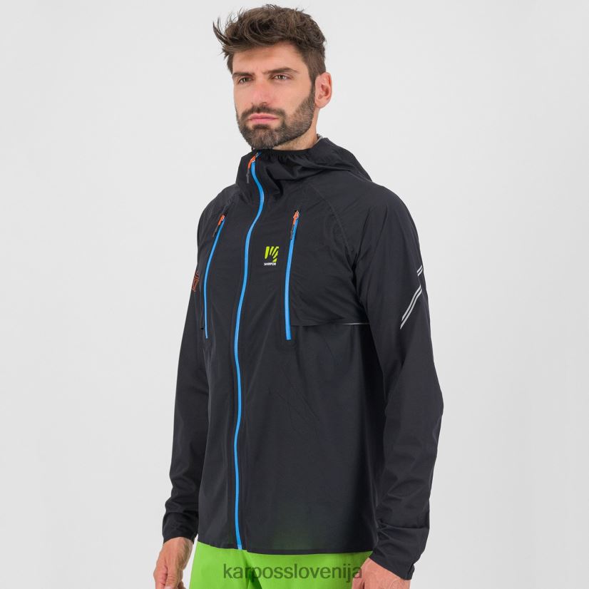 jakna| črna/indigo b. P4ZDFZ64 Karpos dežna jakna lavaredo moški