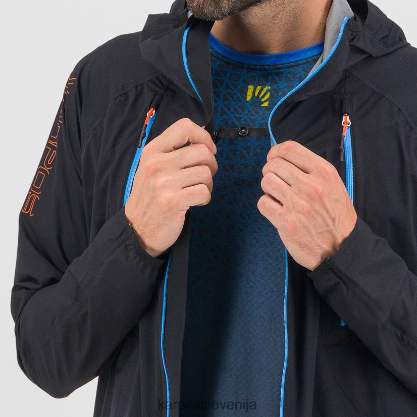 jakna| črna/indigo b. P4ZDFZ64 Karpos dežna jakna lavaredo moški