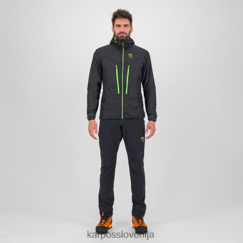 jakna| črna/jasmin zelena P4ZDFZ62 Karpos k-performance hibridna jakna moški
