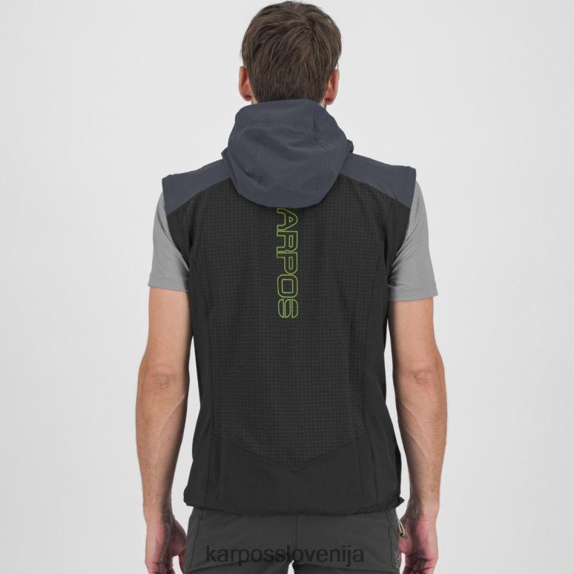 jakna| črna/ombre modra P4ZDFZ93 Karpos lede kabriolet jakna moški