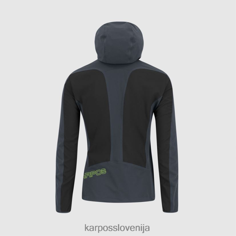 jakna| črna/ombre modra/jasmin zelena P4ZDFZ155 Karpos parete jakna moški