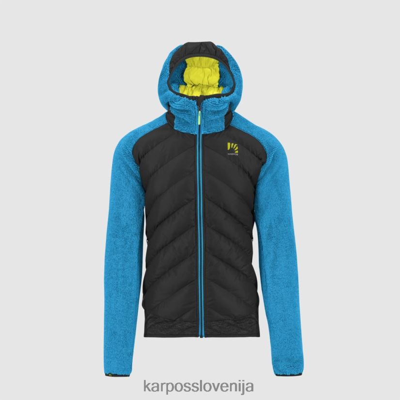 jakna| črno/modri dragulj P4ZDFZ116 Karpos marmarol jakna moški